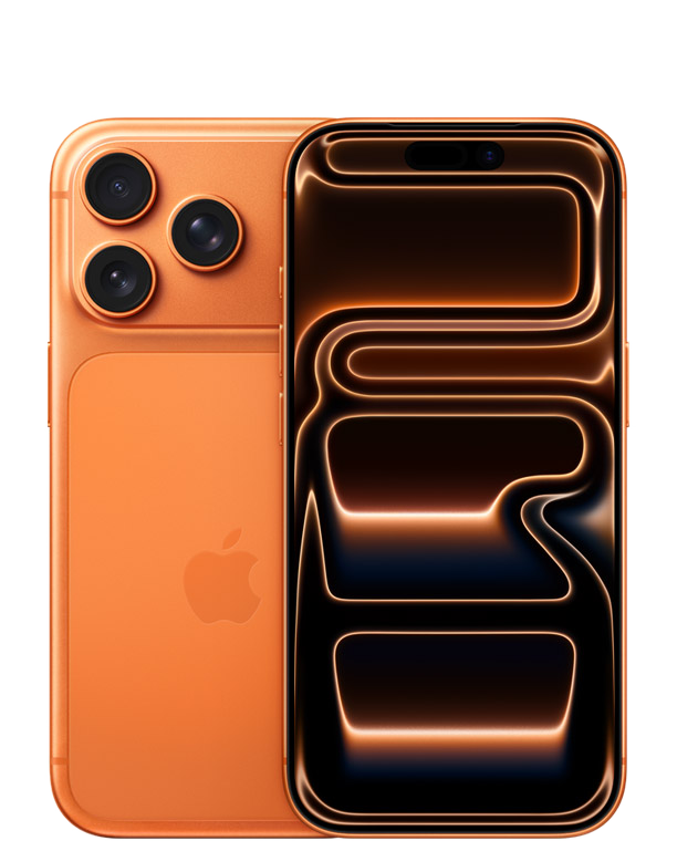 iPhone 17 Pro, finition orange cosmique